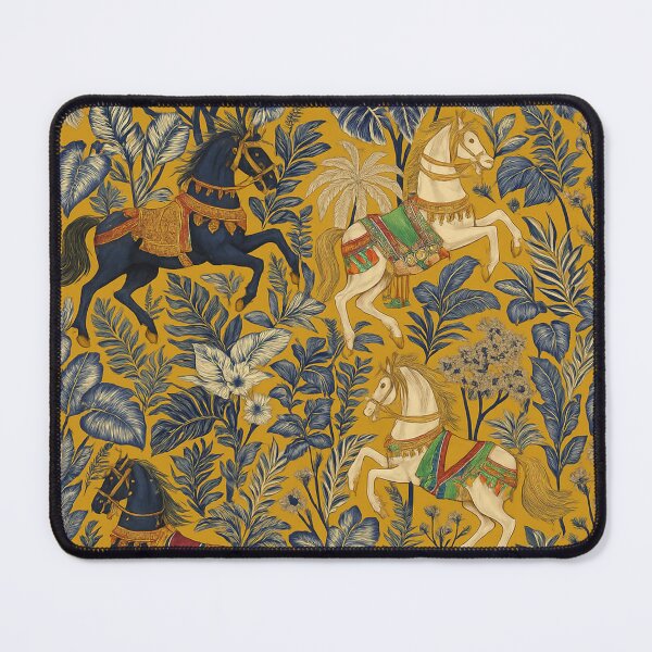 Artikelvorschau, Golden Forest Pferdemuster entworfen und verkauft von farzan-design.