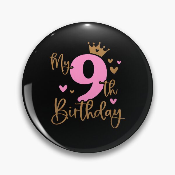 Item preview, Kids My 9Th Birthday Girl 9 Years Old Bday Party Matching designed and sold by TysonLangosh.