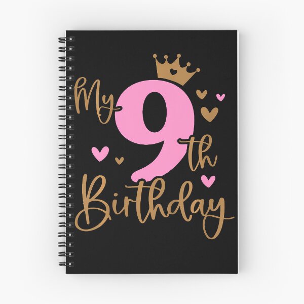 Item preview, Kids My 9Th Birthday Girl 9 Years Old Bday Party Matching designed and sold by TysonLangosh.
