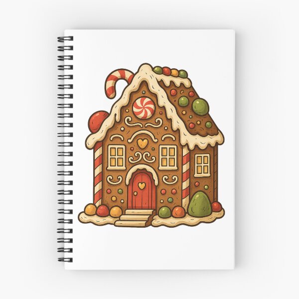 Item preview, Cute Gingerbread House Christmas Cookie - Holiday Illustration designed and sold by PunchDrop.
