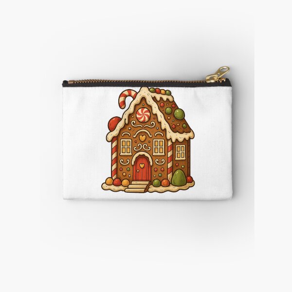 Item preview, Cute Gingerbread House Christmas Cookie - Holiday Illustration designed and sold by PunchDrop.