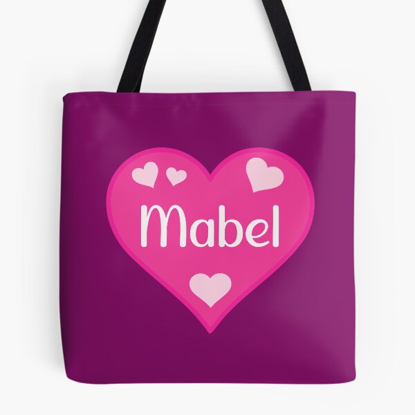 Item preview, Mabel Name Pink Heart  designed and sold by Jeallan Designs.