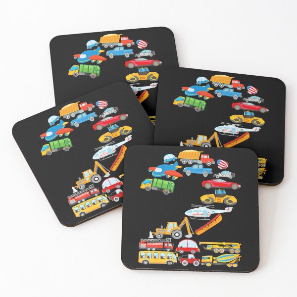 Item preview, Kids 2Nd Birthday For Boys Cars Vehicles Fire Truck Airplane designed and sold by TysonLangosh.