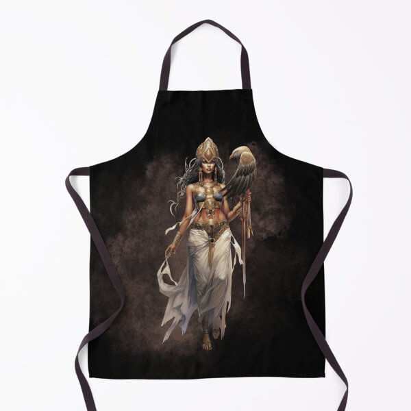 Item preview, egyptian goddess isis – falcon magic and divine feminine – dark fantasy art designed and sold by Traumrausch.