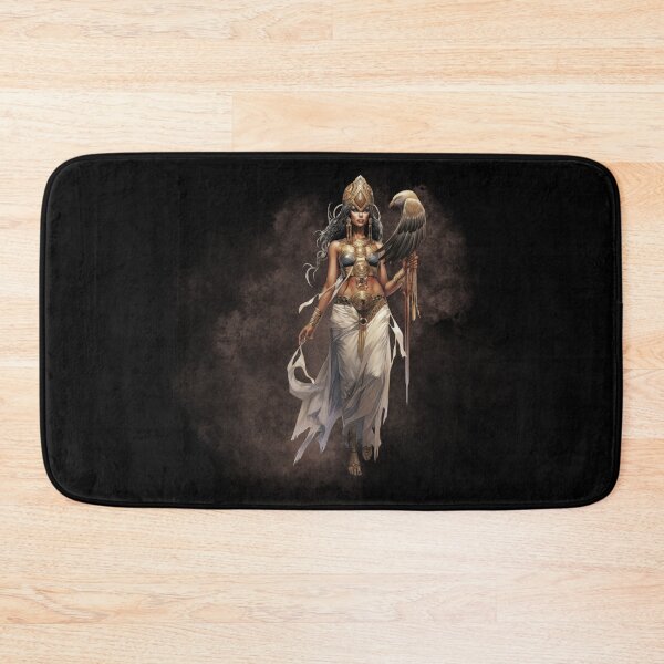 Item preview, egyptian goddess isis – falcon magic and divine feminine – dark fantasy art designed and sold by Traumrausch.