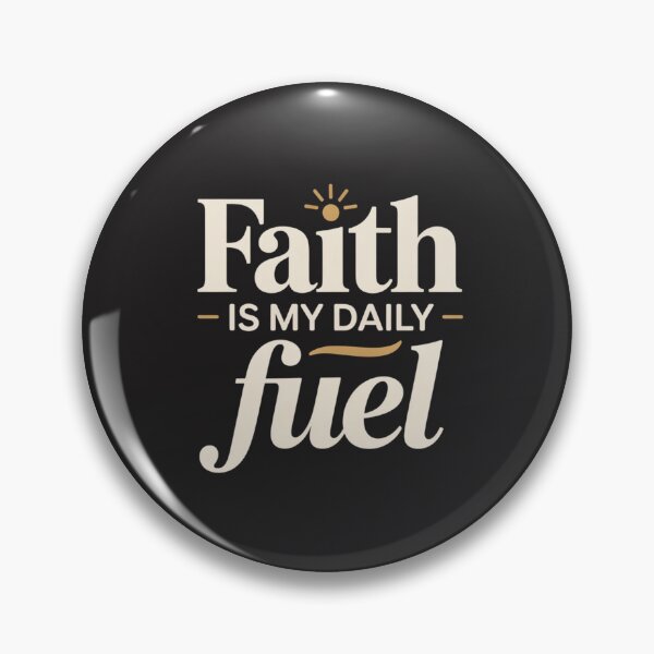 Item preview, Faith Is My Daily Fuel: Aesthetic Christian Motivation Art designed and sold by elynne9.