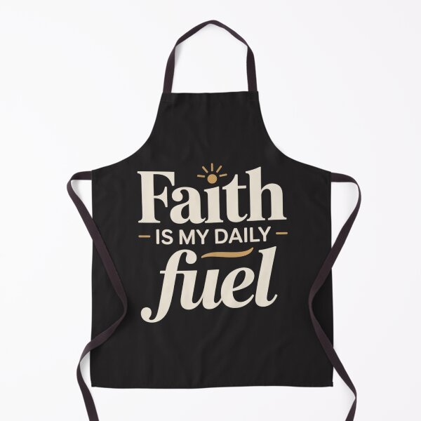 Item preview, Faith Is My Daily Fuel: Aesthetic Christian Motivation Art designed and sold by elynne9.