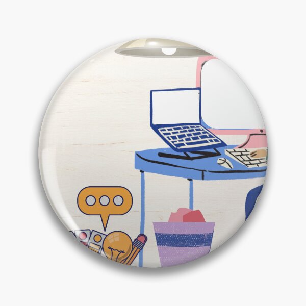 Item preview, Informant working with his computer. designed and sold by Opps-diseño.