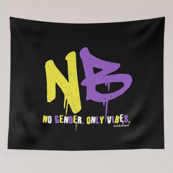 Item preview, NB/No Gender/Only Vibes - Non-binary Design designed and sold by outandworn.