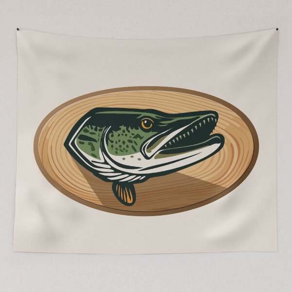 Item preview, Trophy Musky Head Mount designed and sold by BlueSkyTheory.