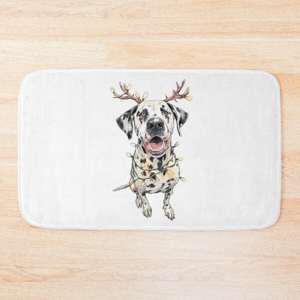Item preview, Dalmatian with Christmas Antlers  designed and sold by reddogbuckeye.