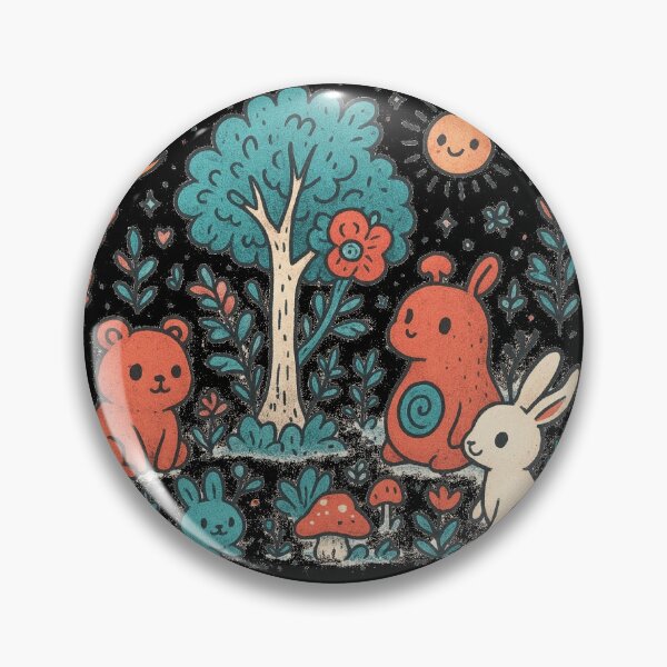 Item preview, cutes fantasty forest with cute animals magic forest  designed and sold by zuzzelek44.