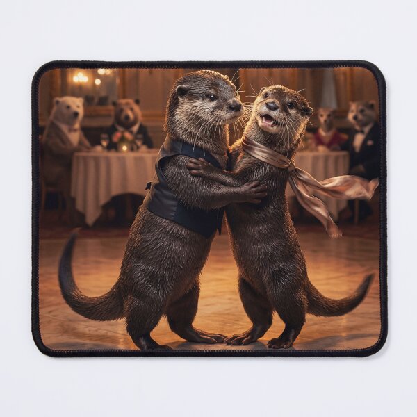 Item preview, Ballroom Dancing Otters Cut the Rug designed and sold by Tridentulus.