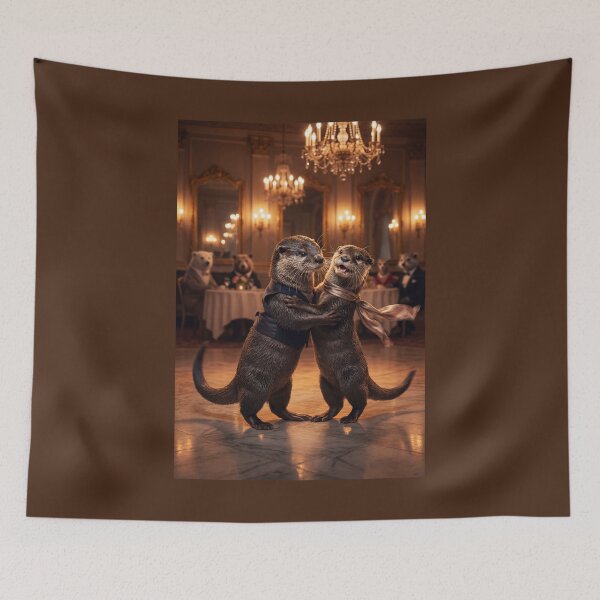 Item preview, Ballroom Dancing Otters Cut the Rug designed and sold by Tridentulus.