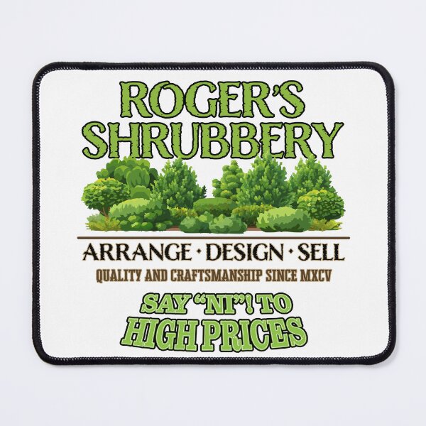 Item preview, Roger the Shrubber designed and sold by PresentTees.