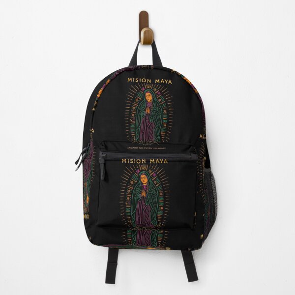 Item preview, Misión Maya Guadalupe – Neon Sacred Line Art T-Shirt  Selling Blurb: designed and sold by Sanctum Icons.