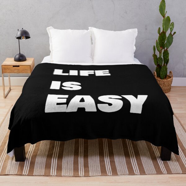 Item preview, Life is Easy designed and sold by Frugal Mr B.