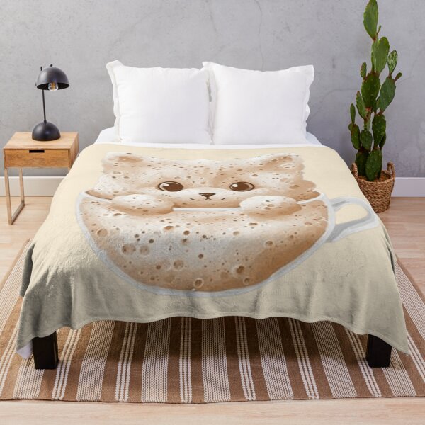 Item preview, Foam Cat Art – Cappuccino Foam Cat designed and sold by MiLaKK.