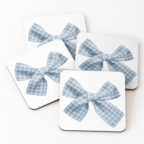 Item preview, Blue Plaid Bow designed and sold by Letsgonjdevils0.