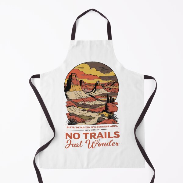 Item preview, Bisti/de-na-zin Wilderness Vintage Poster - No Trails Just Wonder designed and sold by LinaValearte.