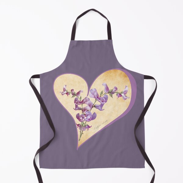 Item preview, Sweet Pea Heart – Lathyrus odoratus Vintage Botanical Art designed and sold by ChristinePartlow.