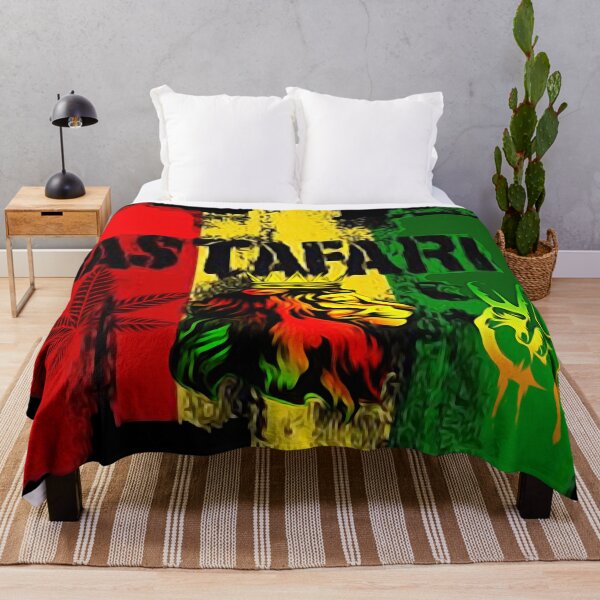 Item preview, Jamaica Rasta Lion Splatter Paint designed and sold by natnat7w.