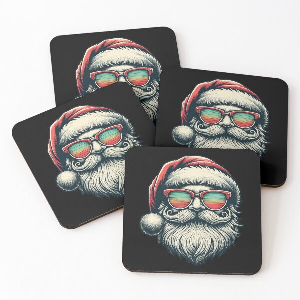 Item preview, Santa Face Retro Sunglasses Christmas Xmas designed and sold by IdealDo.