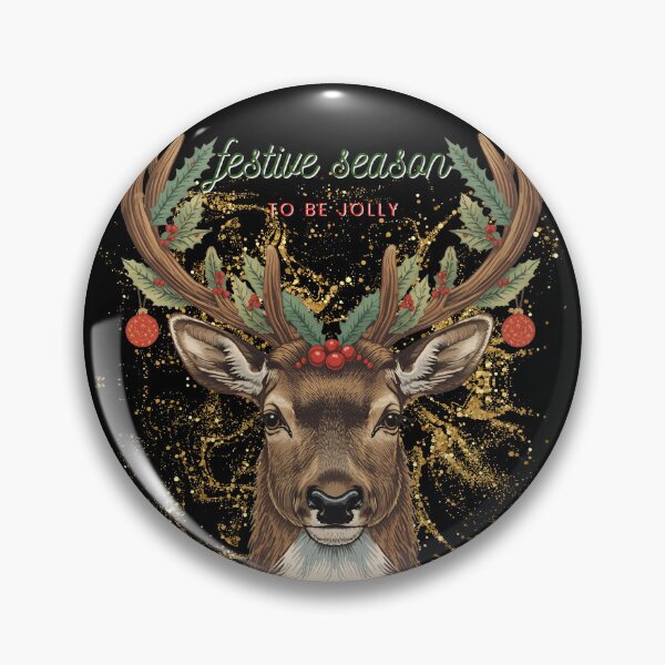 Item preview, Reno navideño - Temporada festiva designed and sold by SilverOutlining.