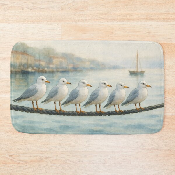 Item preview, Seagulls Row designed and sold by ShaneWalkerArt.