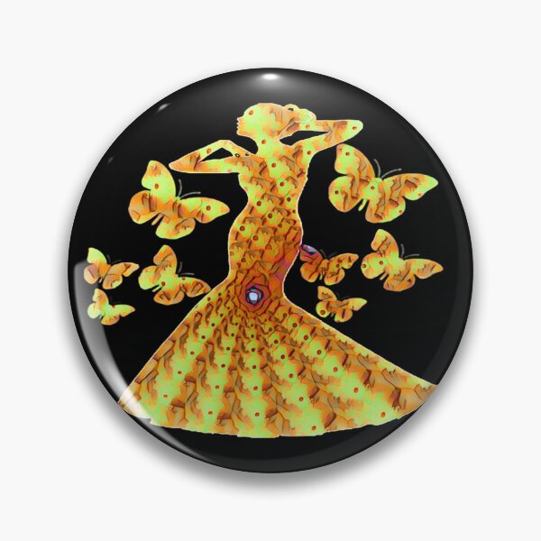 Item preview, Yellow Fractal dancer designed and sold by natnat7w.