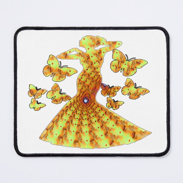 Item preview, Yellow Fractal dancer designed and sold by natnat7w.