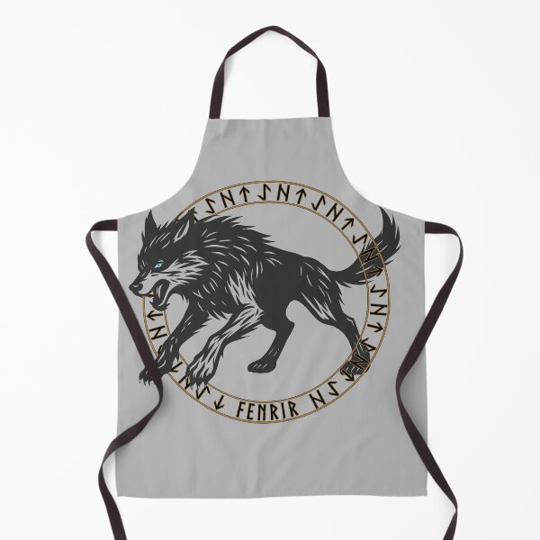 Item preview, Fenrir In Viking Rune Circle  designed and sold by MattC_Design.