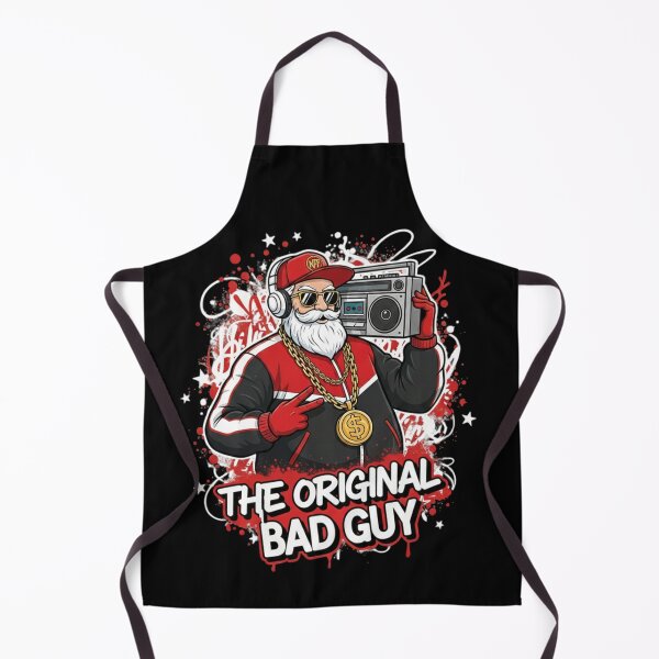 Item preview, The Original Bad Guy Santa T-Shirt, Urban Retro Christmas Gift, Cool Grunge Santa Graphic Tee, Modern Holiday Streetwear Shirt designed and sold by KUKUYET.