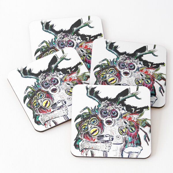 Item preview, 3-headed Antlered, Flannel Wearing Furby Guy  designed and sold by patrickcallan.