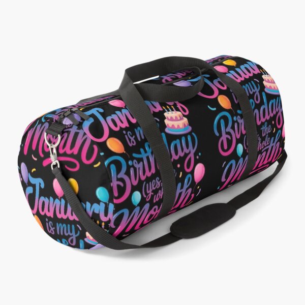 Item preview, January Birthday Month  Yes The Whole Month with Balloons designed and sold by KristenosNehk.