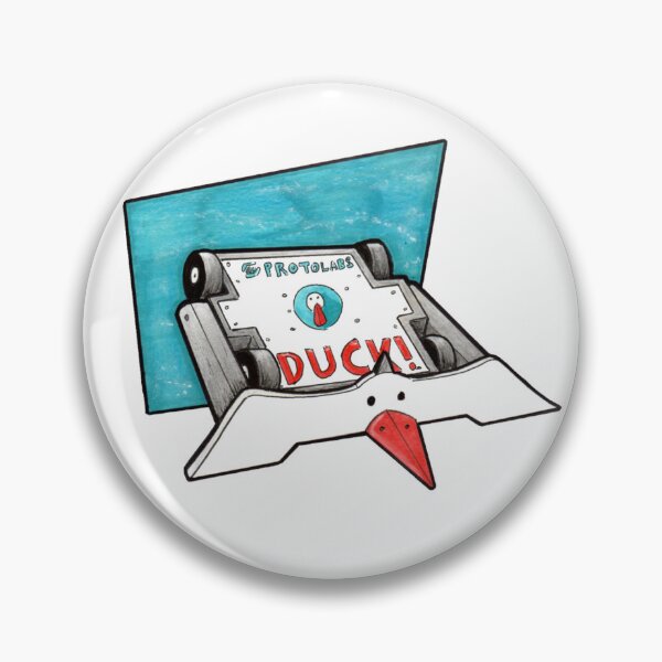 Item preview, Battlebots DUCK! Illustration designed and sold by Caleb-Robot-Art.