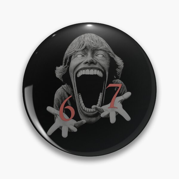 Item preview, Horror Screaming Face 67 Meme Art Design Gift Style designed and sold by love3617.