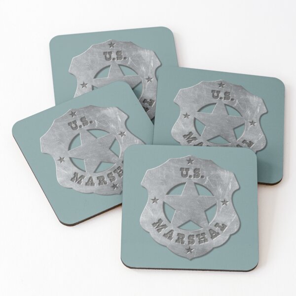 Item preview, U.S. Marshal Badge designed and sold by Trexyca Artworks Store.