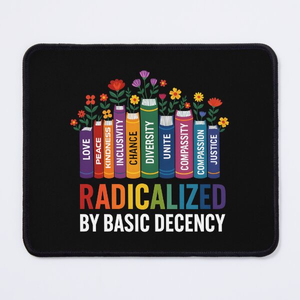 Item preview, Retro Floral Radicalized by Basic Decency Feminist Activist designed and sold by gear-posters.
