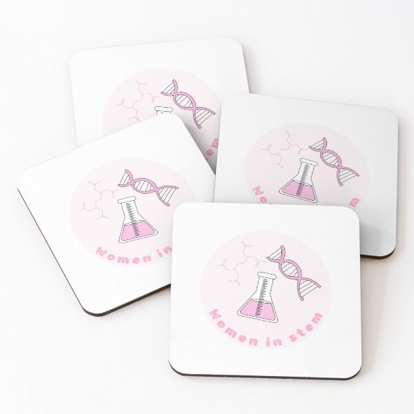 Item preview, Women in STEM Pink DNA and Beaker Science cutesy designed and sold by lea-lani.