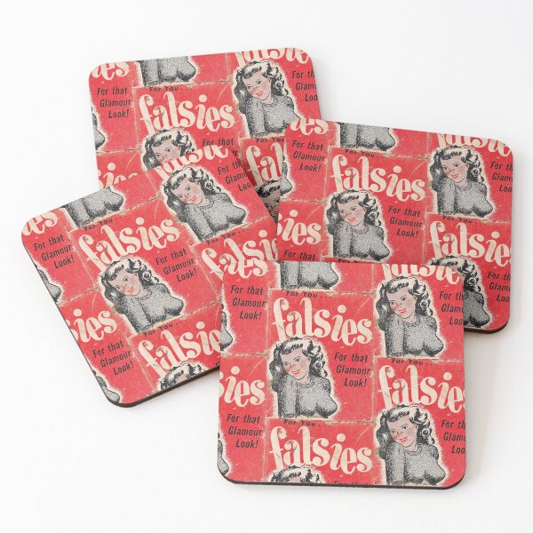 Item preview, “For You… Falsies” – Retro Vintage Advertisement designed and sold by PIXEL POP DESIGNS - Beyond the Norm!.