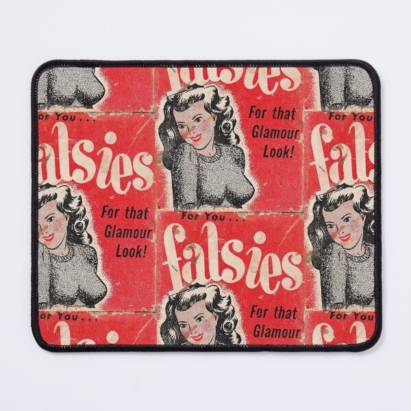 Item preview, “For You… Falsies” – Retro Vintage Advertisement designed and sold by PIXEL POP DESIGNS - Beyond the Norm!.