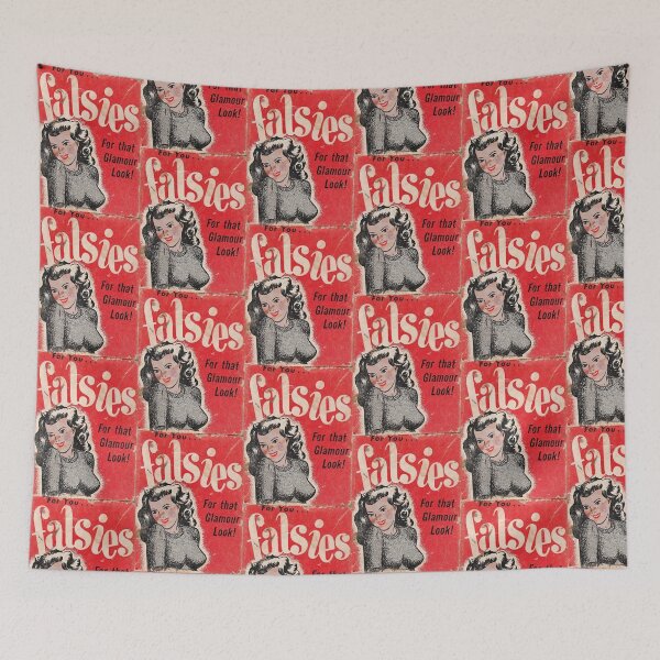 Item preview, “For You… Falsies” – Retro Vintage Advertisement designed and sold by PIXEL POP DESIGNS - Beyond the Norm!.