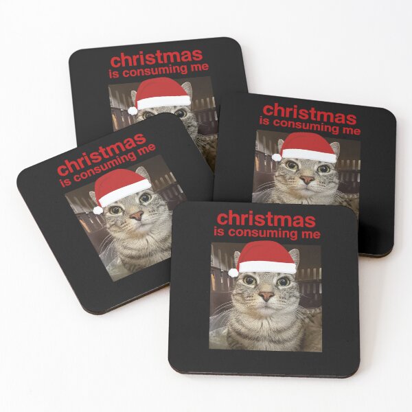 Item preview, Chrismtas is consuming me Funny cat chrismtas designed and sold by IdealDo.