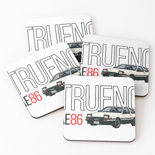 Item preview, Trueno AE86 Typography designed and sold by For the Love of Anime.