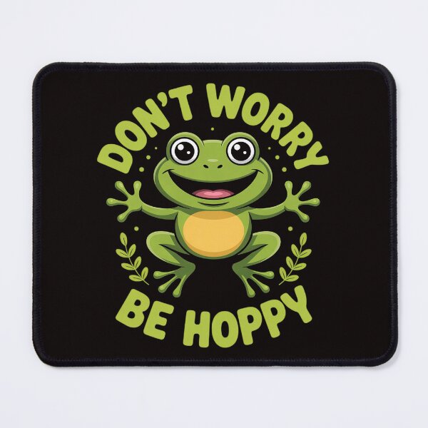 Item preview, Don't Worry Be Hoppy Cute Crazy Frog Gift designed and sold by MelSurf.