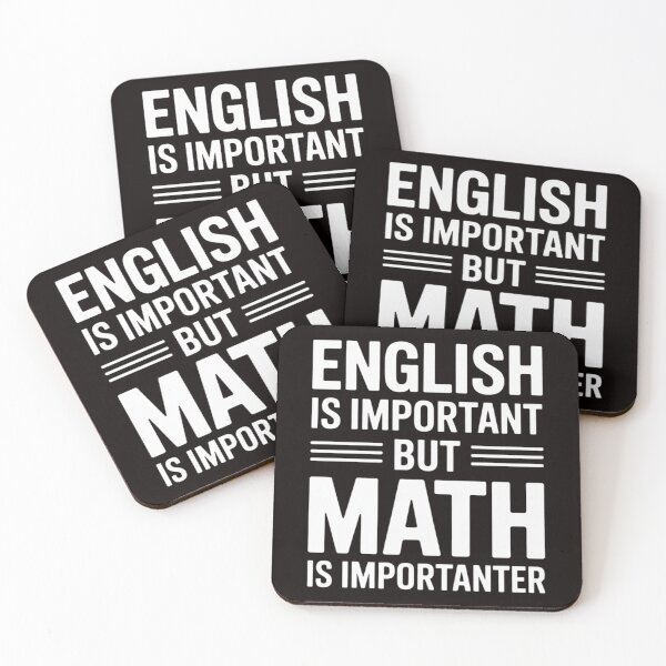 Item preview, deas And Quotes For Mathematicians And Geeks  Imported, English is important but math is importanter designed and sold by MelSurf.