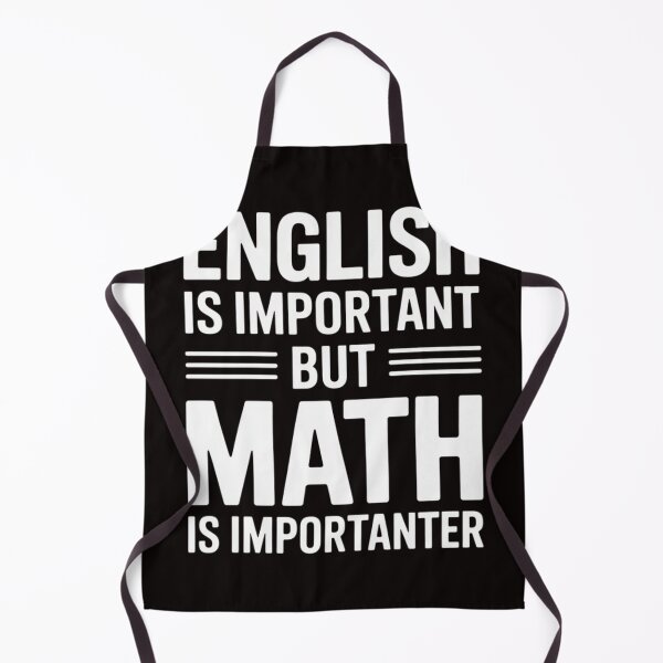 Item preview, deas And Quotes For Mathematicians And Geeks  Imported, English is important but math is importanter designed and sold by MelSurf.
