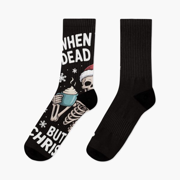 Item preview, Dead Inside But Its Christmas Skeleton Coffee Xmas Women Men designed and sold by MelSurf.