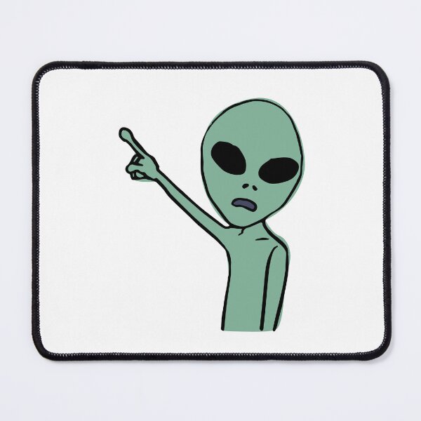 Item preview, Pointing Alien Funny Meme designed and sold by lea-lani.